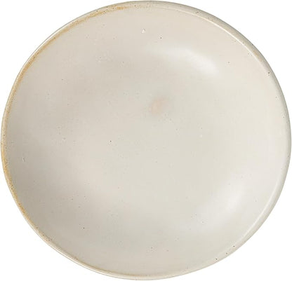 Creative Co-Op Stoneware Bowl w Reactive Glaze Decorative Object, White