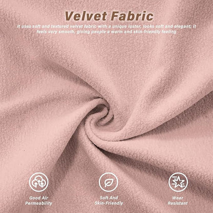 SoarFlash L Shaped Couches for Living Room, Small Sectional Sofa Set with Reversible Chaise, Modern Designed Sleeper Sofas and Modular Couch Function, Suitable for Small Spaces in Apartment, Pink