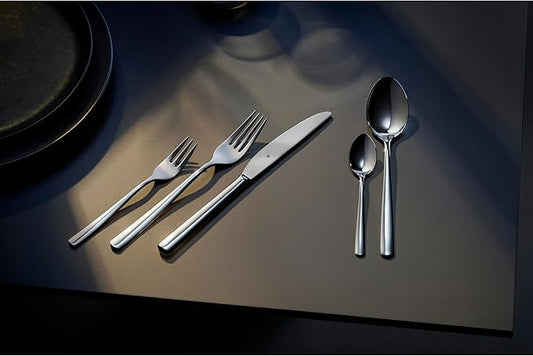 WMF Cutlery Set 30-Pieces for 6 Persons Boston Cromargan 18/10 Stainless Steel Brushed