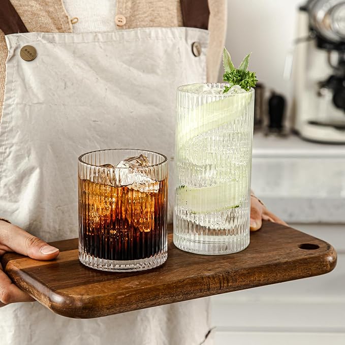 Set of 8 Drinking Glasses
