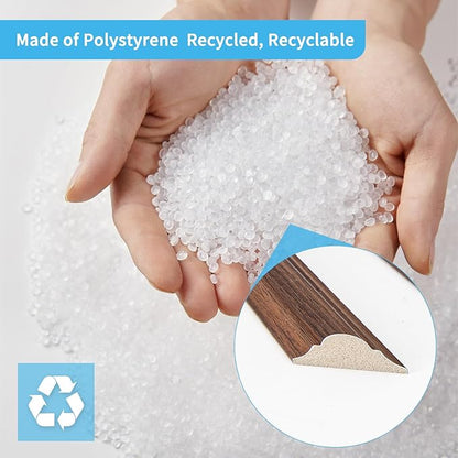 Art3d Pre-Cut Wall Molding Set of 6 pcs, Ready-to-Assemble Wainscoting Panels for Interior Wall Décor Living Room Bedroom Accent Wall - Installed with Glue, 3 Top 3 Bottom, Walnut