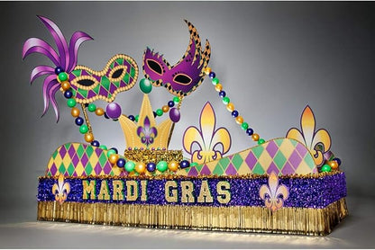 TCDesignerProducts Orange Metallic Twist - 4" x 25' Roll, Parade Float Decor for Trailer/Golf Cart, Metallic Tinsel & Halloween Decor