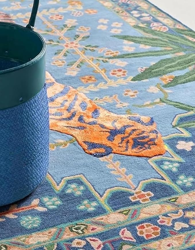 Hand Tufted Modern & Unique Animal Rugs 100% Wool, Soft and Durable Rugs for Your Living Room, Bedroom,Hall Or Any Room (Multi Colour J1, 12 X 18 Feet)