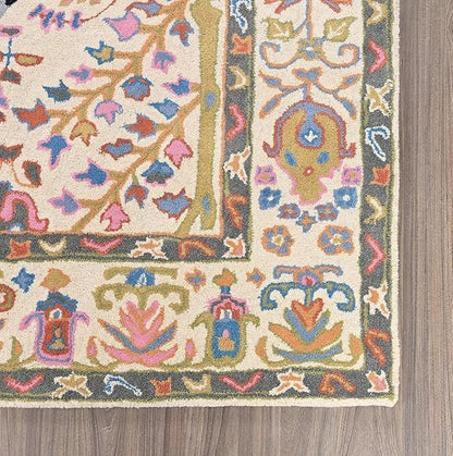 Hand Tufted Modern & Unique Animal Rugs 100% Wool, Soft and Durable Rugs for Your Living Room, Bedroom,Hall Or Any Room (Multi S1, 10 X 14 Feet)