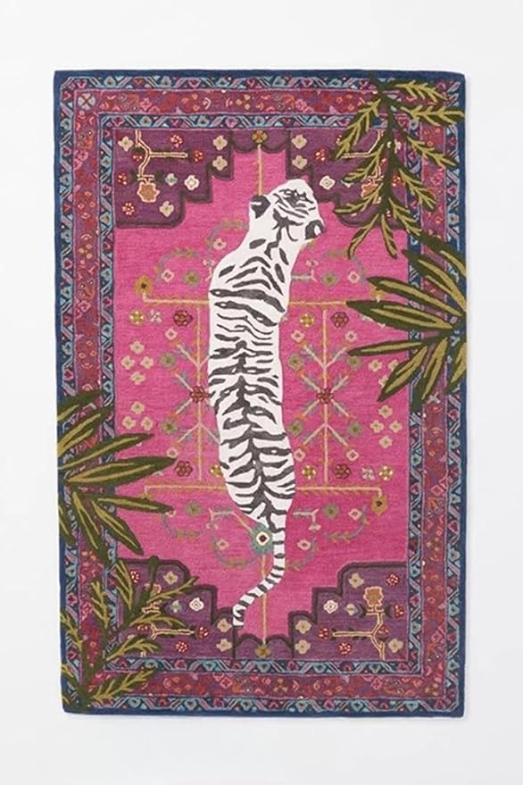 Hand Tufted Modern & Unique Animal Rugs 100% Wool, Soft and Durable Rugs for Your Living Room, Bedroom,Hall Or Any Room (Multi Colour G1, 12 X 15 Feet)