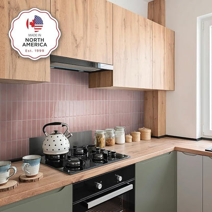 SMART TILES Peel and Stick Backsplash - 5 Sheets of 11.43" x 9" - 3D Adhesive Peel and Stick Tile Backsplash for Kitchen, Bathroom, Wall Tile