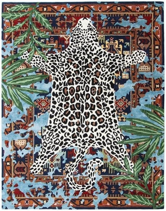 Hand Tufted Modern & Unique Animal Rugs 100% Wool, Soft and Durable Rugs for Your Living Room, Bedroom,Hall Or Any Room (Multi Colour X1, 12 X 15 Feet)