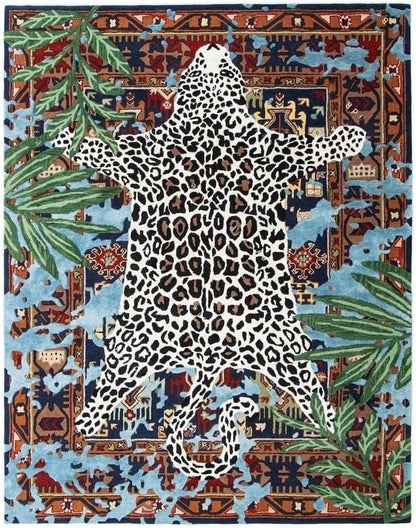 Hand Tufted Modern & Unique Animal Rugs 100% Wool, Soft and Durable Rugs for Your Living Room, Bedroom,Hall Or Any Room (Multi Colour X1, 9 X 12 Feet)
