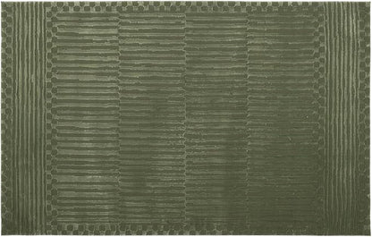 Revival Rugs Soloba 5'3"x7'10" Washable Area Rug for Living Room Bedroom - 100% Recycled Oeko-TEX Certified, Medium Pile, Green