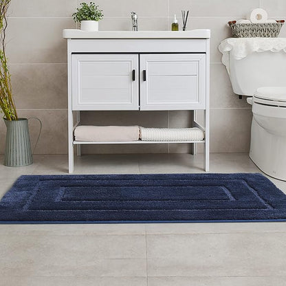 GRANNY SAYS Long Bathroom Rug Mat, Bath Mats Non-Slip, Super Soft and Water Absorbent, Large Bath Rugs, Machine Wash Dry, Bathroom for Floor, Tub and Shower, 24" x 48"