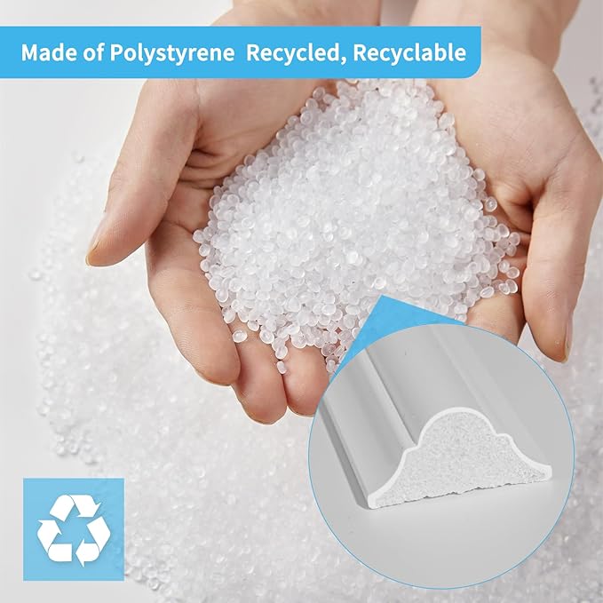 Art3d Pre-Cut Wall Molding Set of 6 pcs, Ready-to-Assemble Wainscoting Panels for Interior Wall Décor Living Room Bedroom Accent Wall - Installed with Glue, 3 Top 3 Bottom