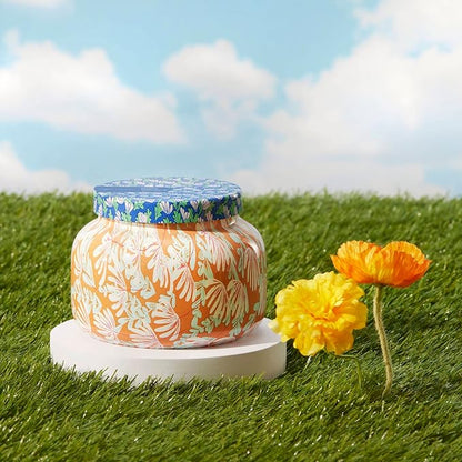 Capri Blue Scented Candles - Pattern Play Glass Jar Candles - Long Lasting Soy Wax Blend - Luxury Home Decor - Notes of Vanilla, Bergamot, & Sandalwood - Gifts for Women (Havana Vanilla, 19 oz)