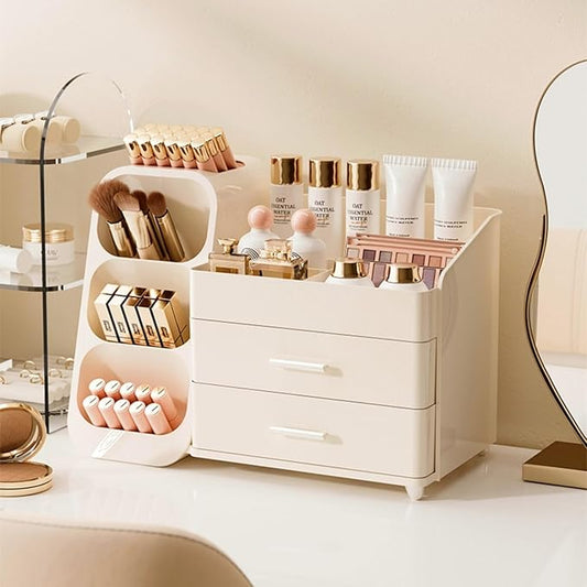 Makeup Organizer with Drawers for Vanity,Spacious Cosmetic Display Case,Perfect Storage Solution for Your Beauty Essential