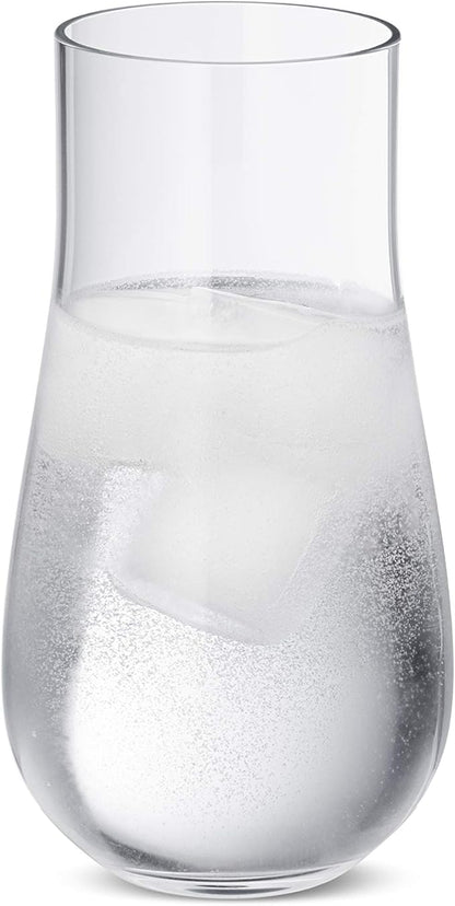 Georg Jensen Sky Tall Tumbler Glass, Crystalline, 6 Count