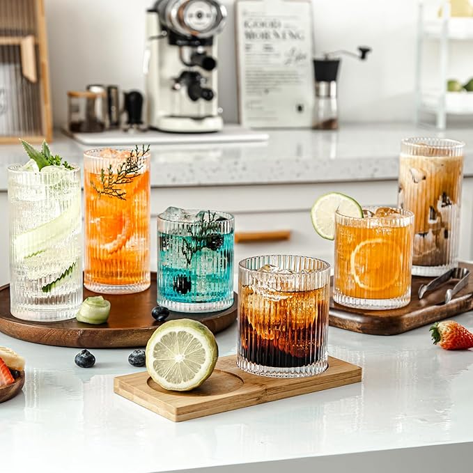 Set of 8 Drinking Glasses
