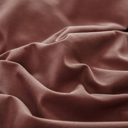 CLOTHKNOW Brick Red Comforter Set California King Rust Red Bedding Comforter Sets Dark Rust Comforter Soft Brownish Comforter with 2 x Pillow Cases
