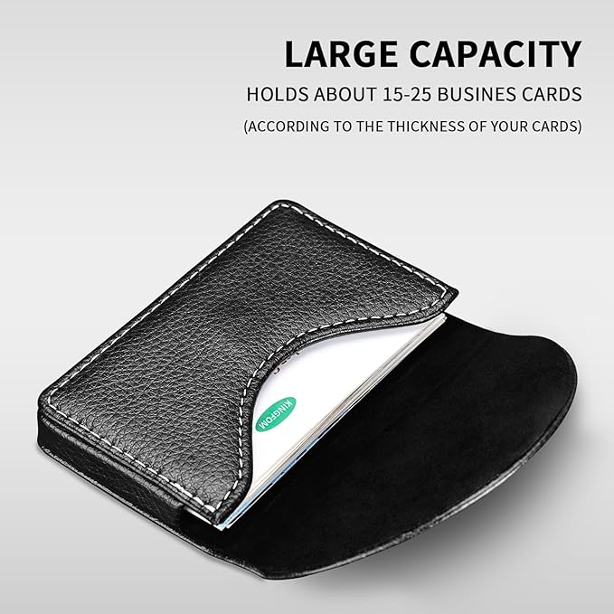 KINGFOM T31-6PCS/SET Desktop Decor Organizer Supplies Set PU Leather Remote Control Collection Holder, Pencil Box, Business Card Holder, Mouse Pad, Sticky Notes Paper and Dispenser