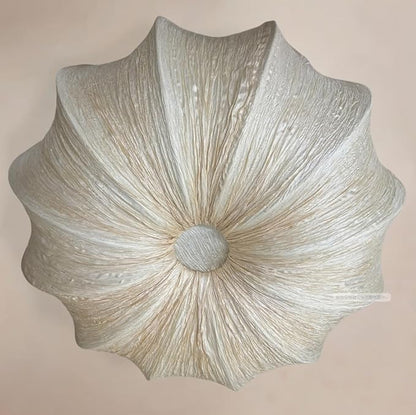 Lantern Fabric Pendant Light Mid-Century Modern Drum Chandelier Faux Silk Cloth Shade 3 Lights Wabi Sabi Light Fixture Farmhouse Ceiling Hanging Light for Dining Room Bedroom