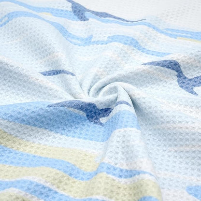 Eunzel Kitchen Tea Towel Quick Dry Microfiber Dish Towels 18x30 Sea