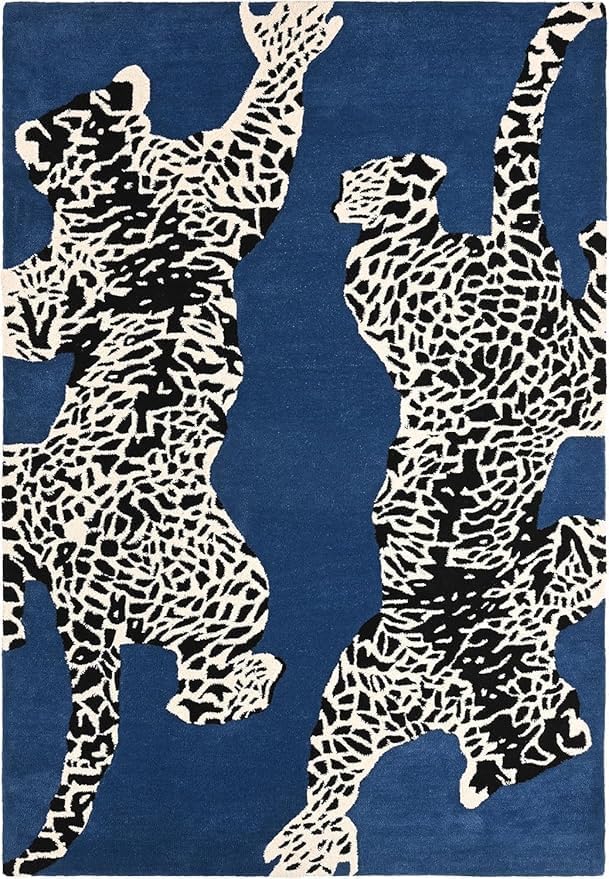 Hand Tufted Modern & Unique Animal Rugs 100% Wool, Soft and Durable Rugs for Your Living Room, Bedroom,Hall Or Any Room (Multi Colour TS1, 8 X 10 Feet)