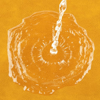 ADRIMER Placemats, Heat Resistant Oval Placemats Set of 4 Washable 12 x 17 Inch, Waterproof Table Mats, Wipeable Pu Place Mats for Kitchen, Dining Room, Yellow