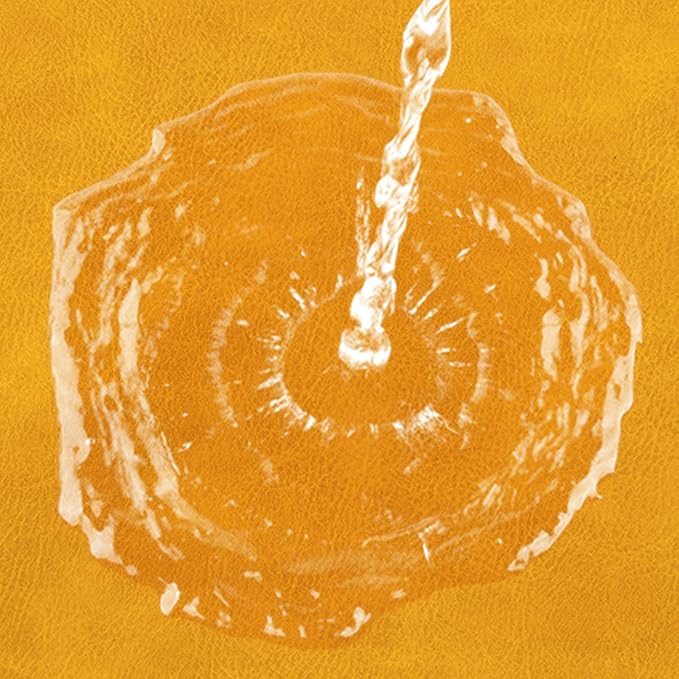 ADRIMER Placemats, Heat Resistant Oval Placemats Set of 8 Washable 12 x 17 Inch, Waterproof Table Mats, Wipeable Pu Place Mats for Kitchen, Dining Room, Yellow