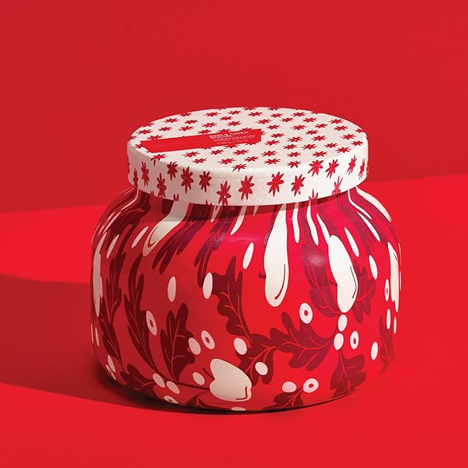 Capri Blue Apple Cider Social Scented Candle - Pattern Play Signature Holiday Candle - Soy Wax Blend Luxury Candles - Long Lasting Candles - Fall Decor (19 oz)