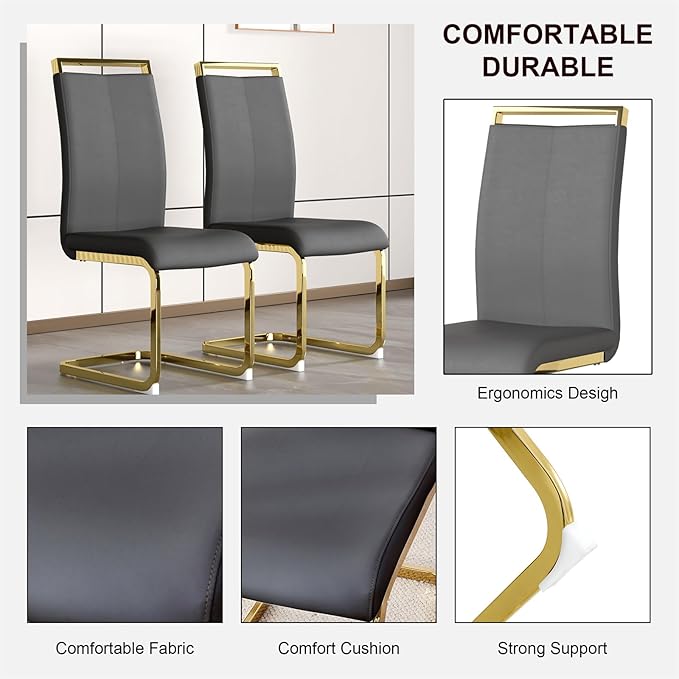 Glass Dining Table Set for 8, Modern Dining Table Set for 8, 71" Dining Tables and Chair Set for 8, Dining Room Table Set for 8