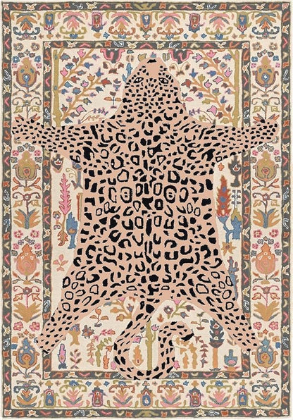 Hand Tufted Modern & Unique Animal Rugs 100% Wool, Soft and Durable Rugs for Your Living Room, Bedroom,Hall Or Any Room (Multi Colour D1, 10 X 13 Feet)