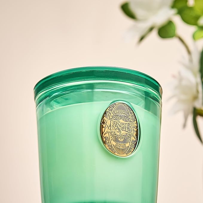 M&SENSE Natural Clean Scented Soy Candle | Fresh Linen & Neon Blue | 9.2 oz, 50H Burn Time | Luxury Scented Candle for Relaxation, Gifting, Home Décor | Ideal for Bedroom, Office, Party Ambiance