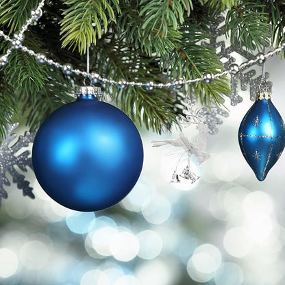 STOBOK Christmas Tree Bell Ornaments Xmas Bell Hollow Reindeer Hanging Decorations Wall Fireplace Window Hanging Christmas Party Supplies 6pcs (Silver)