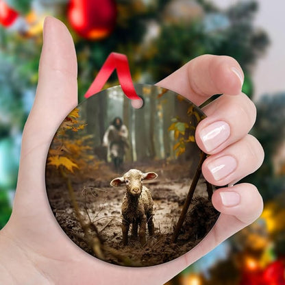 2025 Christmas Ornaments for Xmas Tree Decorations Christian Gifts for Catholic Women Decorations Indoor Hanging Ornament Religious Gift for Christians Baptism Gifts for Boys & Girl, B-138