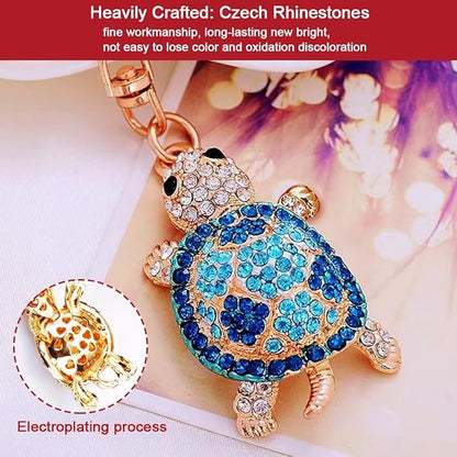 Sea Turtle Ornament,Rhinestone Turtle Christmas Tree Ornaments,Beach Themed Christmas Ornament,Ocean Ornaments 2025,Sea Turtle Gifts for Women