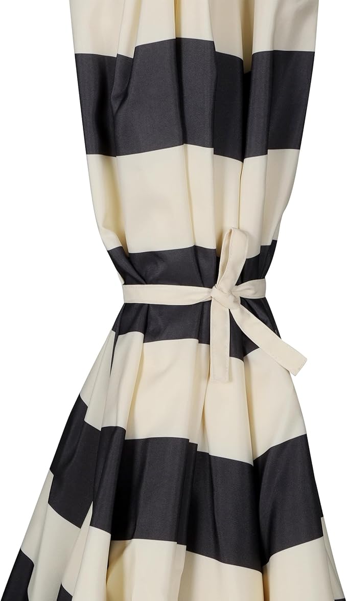 Blissun 9' Outdoor Patio Umbrella, Outdoor Table Umbrella, Yard Umbrella, Market Umbrella with 8 Sturdy Ribs, Push Button Tilt and Crank