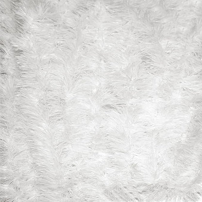 Jishi 50 FT Christmas Garland White Tinsel Garland Christmas Tree Decorations - Non-Lit Xmas Holiday Decor Outdoor Indoor Home Garden Outside Wedding Party Artificial Thick White Decorative Garland