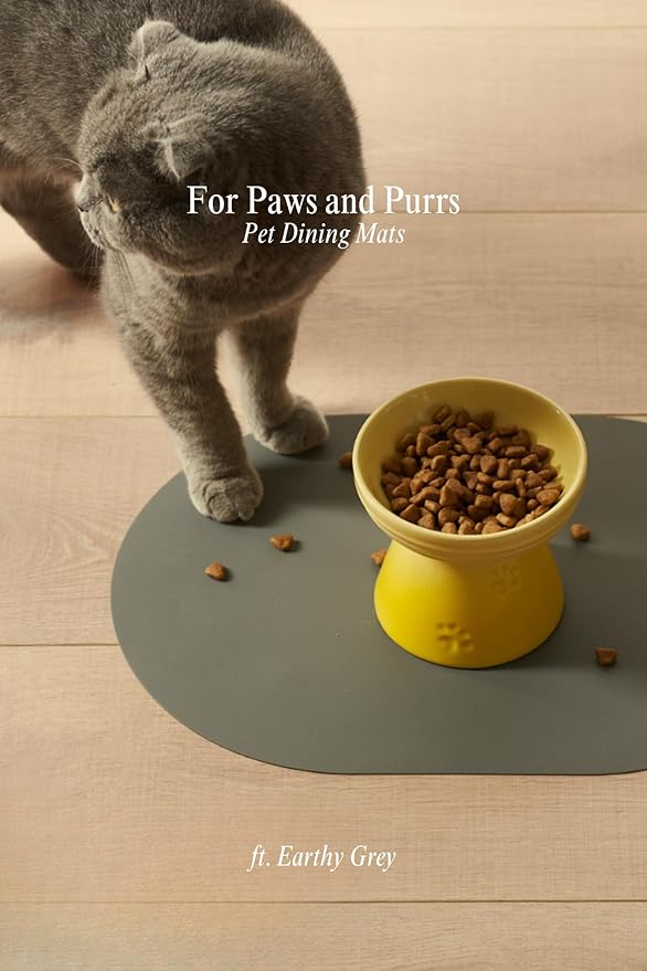 Matte Multi-Color Oval Silicone Placemats Set of 4 – Heat Resistant, Waterproof, Easy to Clean Non-Slip Modern Dining Table Mats – Premium Leather Textured Japandi Kitchen Decor