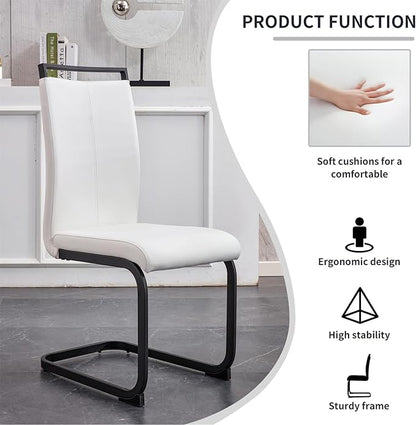 71" Glass Dining Table Set for 4, Modern Kitchen Table Set for 4, Dining Room Table Set for Home