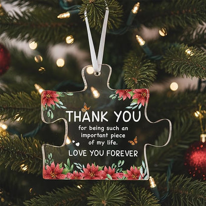 First Christmas Retired Ornament 2025, Retirement Gift for Woman, Men, Happy Retirement Gifts for Nurses, Teacher, Police, Doctor, Coach, Boss, Coworker, Mom, Dad, Friend (Thank You)