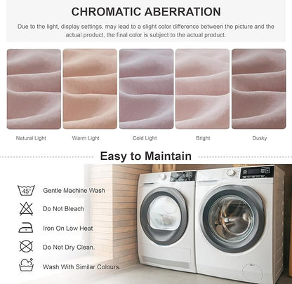 Simple&Opulence 100% Linen Duvet Cover Set, Natural French Flax Blush Pink Duvet Cover Twin Size, Breathable Soft Comfy Linen Bedding Comforter Cover with 1 Pillowcase(Blush Pink, 68"x86")