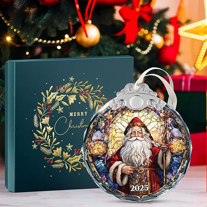 Santa Ornaments - Unique Christmas 2025 Ornaments for Tree Decor, Funny Santa Claus Themed Decor, Classic Vintage Style, Ideal 2025 Gifts for Christmas, Hilarious, Fun and Affordable