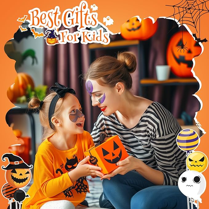 Coquimbo Halloween Decorations Indoor Lights: 10FT 30 LED Pumpkin Bat Ghost Decor Battery Operated String Lights for Indoor Outdoor Halloween Party Bedroom Decorations