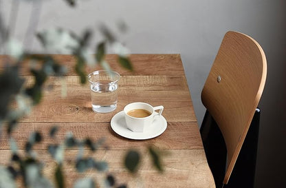 KINTO 28885 OCT Cup & Saucer, 10.1 fl oz (300 ml), White, Microwave and Dishwasher Safe