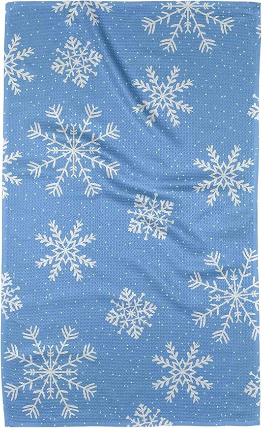 GEOMETRY Christmas Kitchen Towels Quick Dry Microfiber Premium Towel Frosty 1 Pack