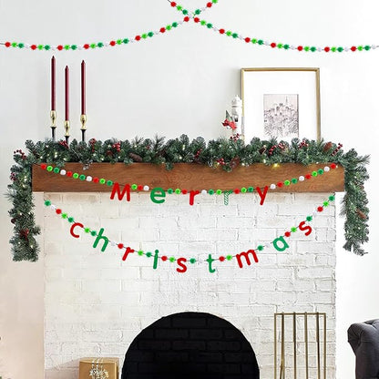 SEPGLITTER Christmas Pom Poms Balls, 1000 Pieces Glitter Red Light Green White Pompoms Pom Poms for Crafts Making DIY Holiday Christmas Decorations Supplies (4colors, 1.2cm )