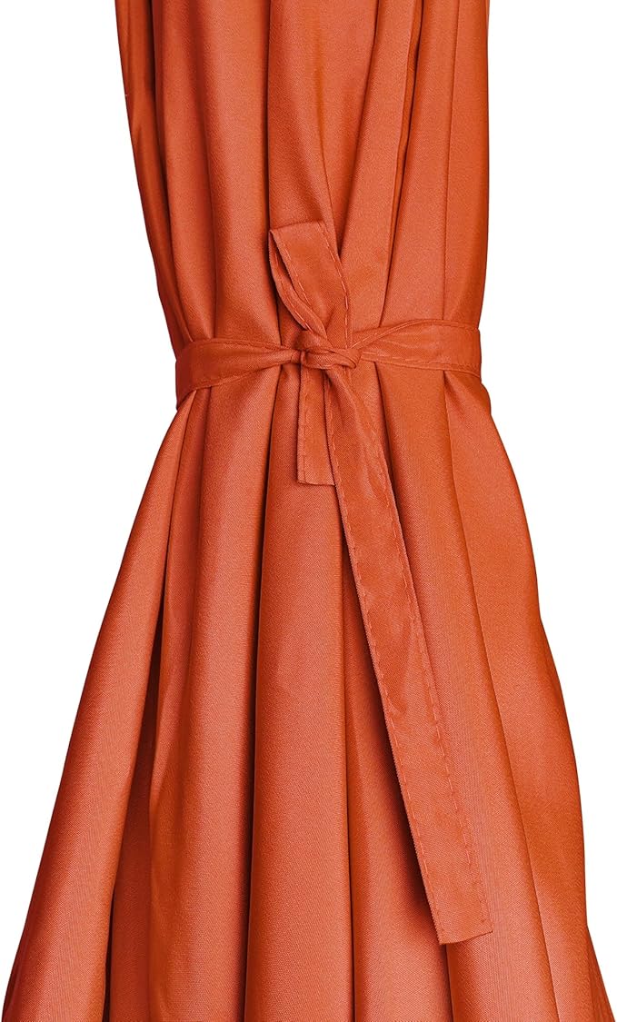 Blissun 9' Outdoor Patio Umbrella, Outdoor Table Umbrella, Yard Umbrella, Market Umbrella with 8 Sturdy Ribs, Push Button Tilt and Crank