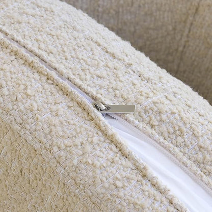 CHITA Swivel Barrel Chair, Modern Comfy FSC Certified Upholstered Accent Chair for Living Room, Fully Assembled, Oatmeal