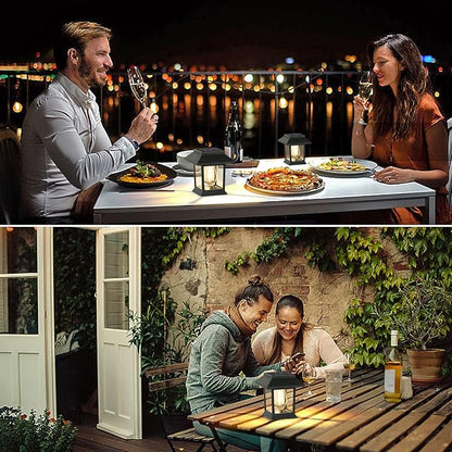 Greluna Solar Lights Outdoor, 6 Pack Waterproof Auto On/Off Solar Pathway Lights for Garden, Landscape, Path, Yard, Patio, Driveway, Walkway Decor