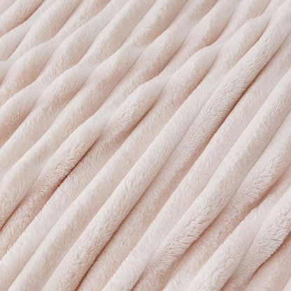 Bedsure GentleSoft California King Size Blanket for Bed - Cozy Soft Blankets for Women, Cute Large Throws for Girls, Crystal Pink, 102x96 Inches