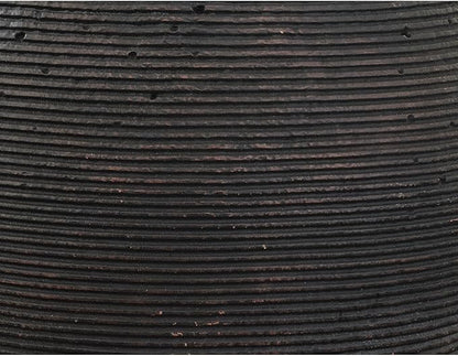 Signature Design by Ashley Hannela 12" Modern Distressed Polyresin Vase, Antique Brown