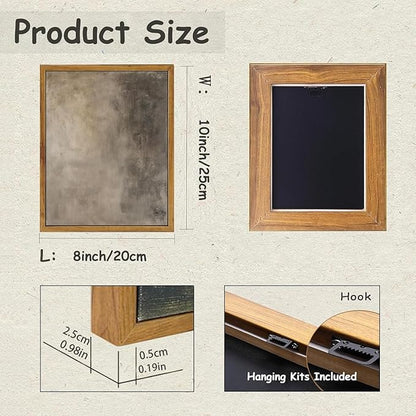 KBKBART Framed Neutral Wall Art, Earthy Abstract Canvas Oil Painting, Minimalist Textural Artwork Wall Decor, Neutral Gallery Art Prints for Bedroom Living Room, Gallery, Gifts for Friends or Family (8"x10")